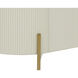 Paloma High Gloss Cream Bar Cabinet